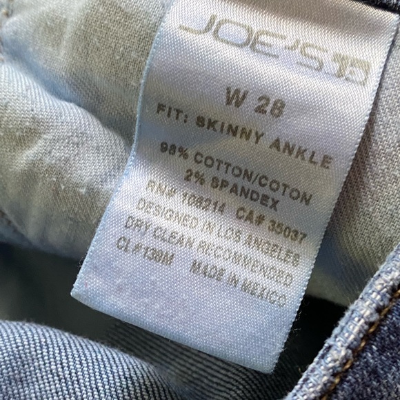Joe’s Jeans skinny ankle Sz 28 - Picture 6 of 6
